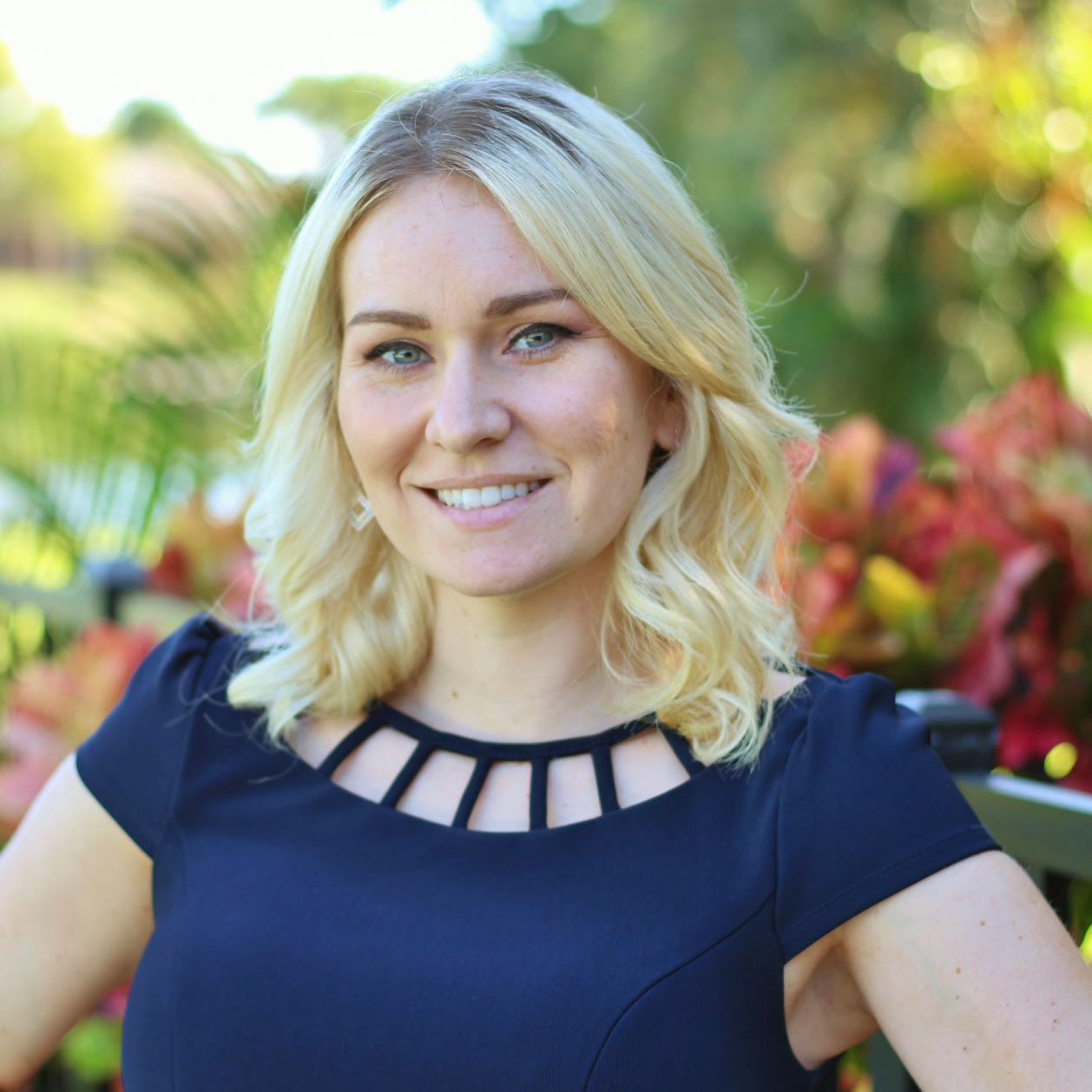 Amber senior detailer at Oasis Naples Boat Detailing professional boat cleaning and maintenance team